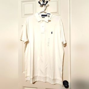 Men's Ralph Lauren Polo Sz Large New with tags - White